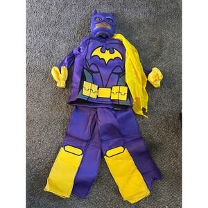 LEGO Batman Movie Batgirl Costume Deluxe Kids Large 10-12 Complete With Mask